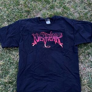 No Fear Black T-Shirt with red Logo